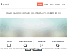 Tablet Screenshot of hajanet.de